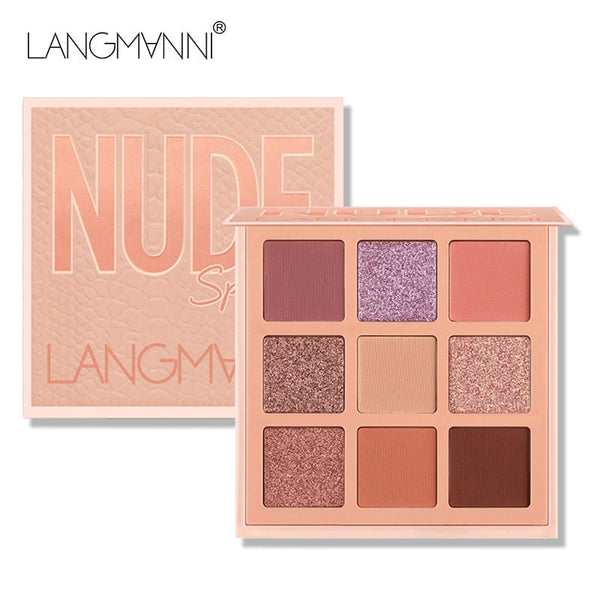 Paleta de Sombras 9 Cores - Langmanni